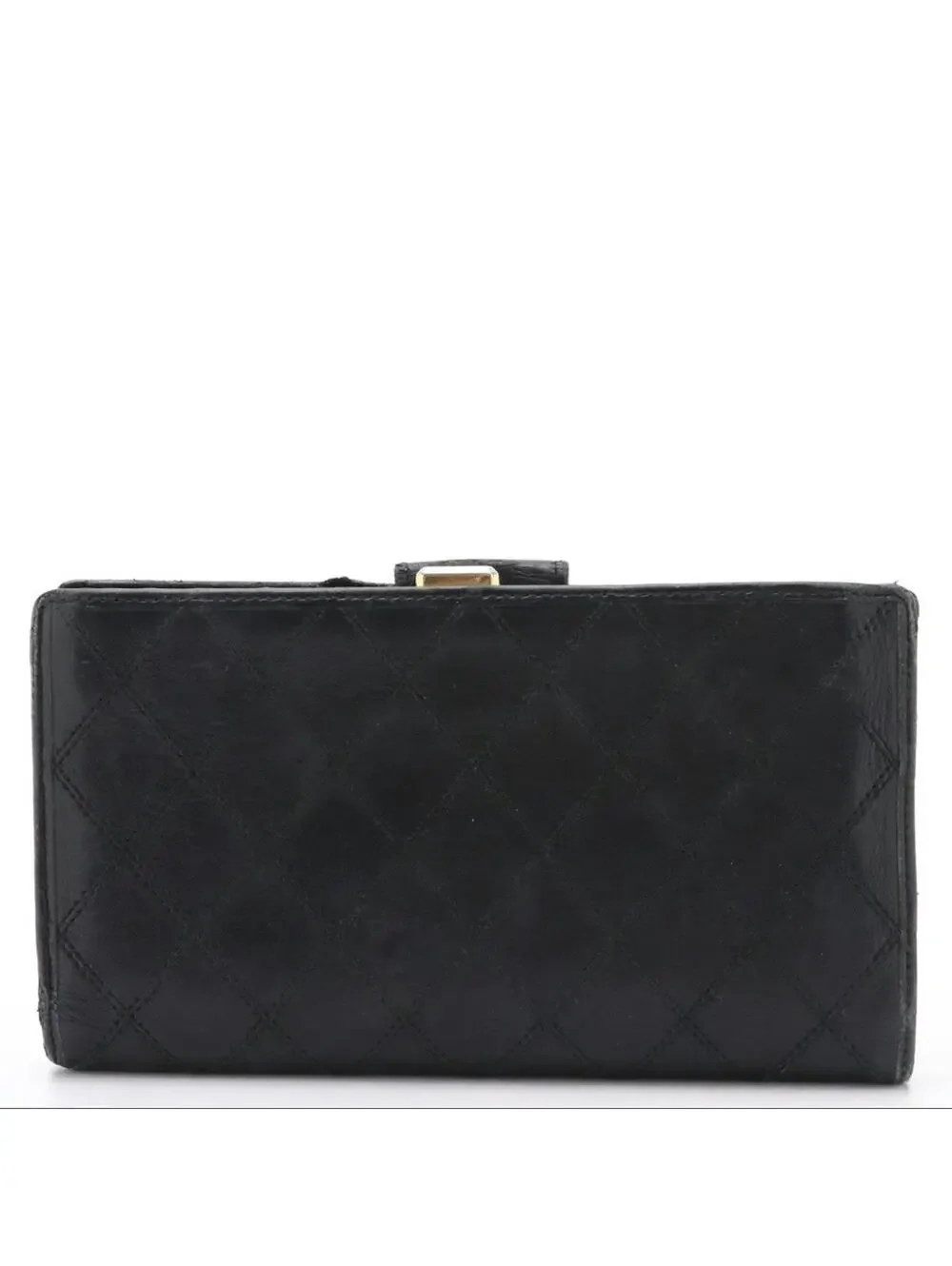 CHANEL black quilted